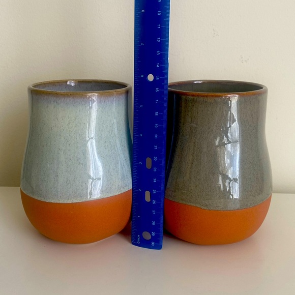 Ashland Floral Container Ceramic Vase Set of 2 - Picture 5 of 7